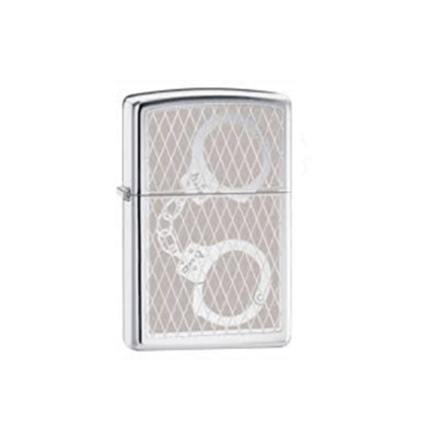 zippo-classic-high-polish-chrome-handcuffs-bling-windproof-pocket-lighter-model Handcuffs Bling Windproof Pocket Lighter