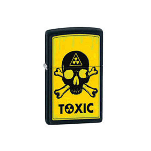 zippo-classic-skull-bone-toxic-black-matte-windproof-lighter-model Skull Bone Toxic Black Matte