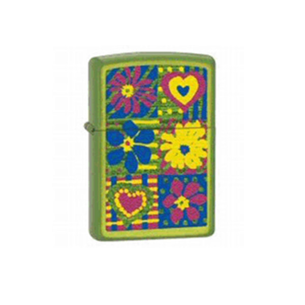 Zippo Hearts & Flowers Lurid Lighter