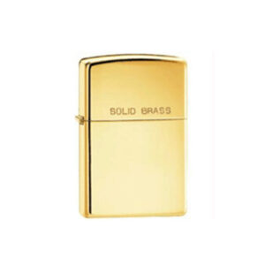 Zippo Solid Brass Engraved